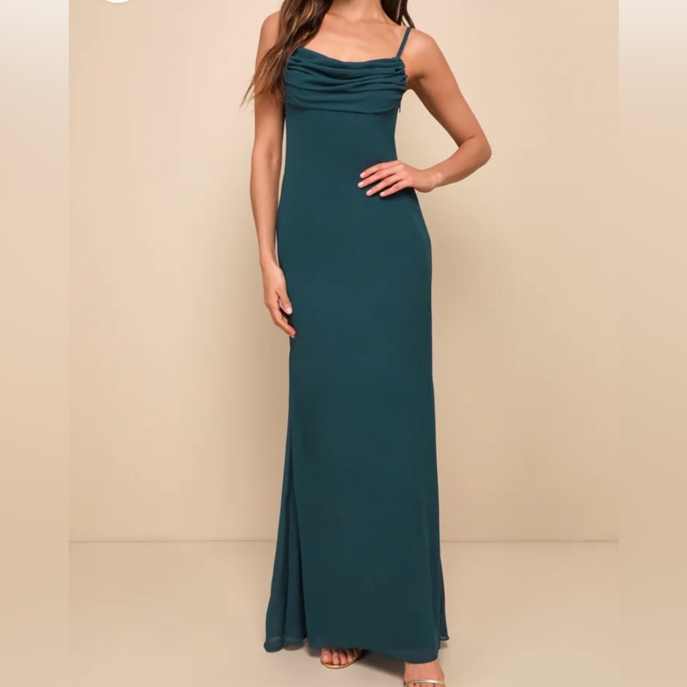Lulus Emerald Green Maxi Dress